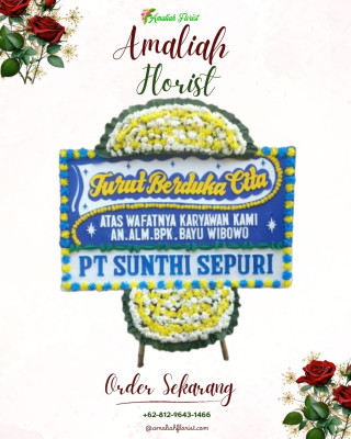 Papan Bunga Duka di Panteraja